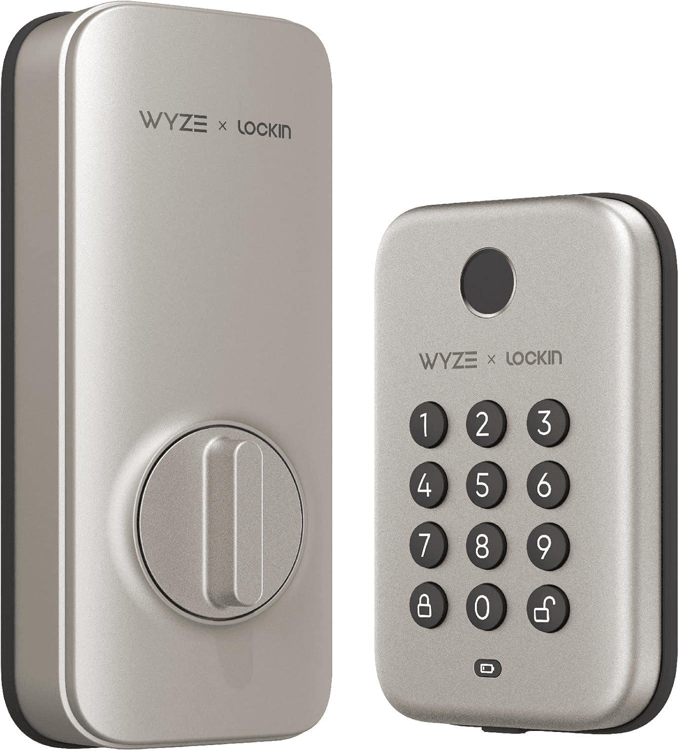 Wyze Auto-Lock Bolt, Fingerprint Keyless Entry Door Smart Bluetooth Deadbolt