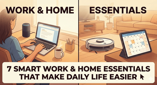 7 Smart Work & Home Essentials That Make Daily Life Easier